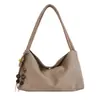Bolso de mano retro transfronterizo para mujer 2026 nuevo modelo bolso de hombro simple de gamuza para el día a día bolso tote vintage de moda