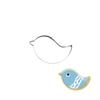 Molde Cortador de Galletas de Dibujos Animados Acero Inoxidable Molde para Pan al Vapor Cabeza de Conejo Blanco Molde para Galletas con Relieve para Hornear C