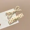 Pinzas laterales estilo dopamina con un toque de alta gama, pinzas delicadas con flecos para niñas, pasadores dulces, pinzas de cocodrilo a la moda