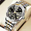 Reloj para Hombre Marca LIEBIG Leibinji Reloj de Moda Reloj de Cuarzo Simple Reloj de Cuarzo con Doble Calendario de Temperamento
