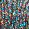 Opcional multicolor 4x13mm cilíndrico pedra semipreciosa tubo cilíndrico Jaspe Impressão