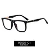 93525 nova armação para miopia masculina armação preta óculos anti-luz azul podem ser equipados com lentes planas para comércio exterior