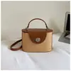 Bolso Tejido de Paja Estilo Verano 2026, Color Contrastante, Elegante, Ligero y Sencillo Bolso de Hombro con Sentido de Diseño, Bolso de Mano y Bolso Cruzado Estilo Coreano