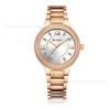 Curren reloj de cuarzo para mujer 9004 reloj de moda resistente al agua reloj de mujer con correa de acero con diamantes