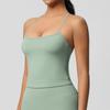 Cross-border cor sólida nu esfoliante estilingue estilingue beleza costas roupas de ioga secagem rápida top manhã corrida esportes colete fino roupas de fitness