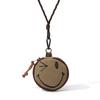 Bolso Retro Creativo de Cuello Cara Sonriente Nuevo Bolso Digital para Llaves Lindo Bolso para Audífonos Mini Colgante de Bolsa Pequeña Personalidad