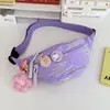 Bolsa feminina simples e casual estilo ins, bolsa transversal fresca e natural, bolsa de peito esportiva, bolsa de cintura versátil de nicho para estudantes