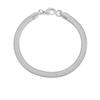 Emanco Pulsera Simple de Cadena de Hueso de Serpiente de Acero Inoxidable para Mujer, Pulsera Delgada Versátil de Cadena de Serpiente Plana, Pulsera Ins para Pareja