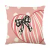 Funda de almohada estampada Día de San Valentín lino transfronterizo hogar sala de estar funda de almohada para sofá dormitorio cojín Amazon venta al por mayor