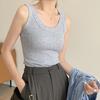Camisole Ribada Anti-Exposição Nova de Verão 2026 para Mulheres, Roupa Íntima da Moda da Fábrica Original