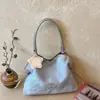 Bolso tote grande de moda estilo coreano para ir al trabajo, nuevo modelo 2026, con estampado de estrellas y lunares, con lazo, para llevar debajo del brazo, bolso escolar para mujer