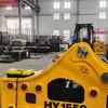 Rompedor Hidráulico para Mineração e Pedreiras, Cabeça de Quebra de Rocha, Equipamento de Britagem Triangular