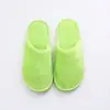 Nuevas Pantuflas de Felpa para Interior para el Hogar Otoño e Invierno Suelo de Madera Cálidas EVA Postparto Algodón Cixi