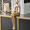 Ornatos de Design de Arte Abstrata Simples Modernos Suporte de Livros Nórdico Decoração para Estante de Livros Sala de Estar em Casa Armário de Vinho