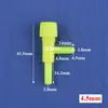 Válvula Reguladora de Flujo de Aire Ajustable Plástico Tanque de Peces Interruptor de Ajuste de Aire Bomba de Oxígeno Afinador Fino Tubo de Aireación Válvula de Control de Flujo