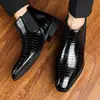 Botas Martin Retro Británicas para Hombre Otoño/Invierno 2025, Puntera Redonda, Con Cordones, Suela Suave, Botas de Trabajo de Cuero de Corte Medio, Botines, Tallas Grandes para Hombre