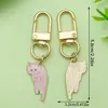 Llavero Colgante de Gato con Goteo de Aceite Lindo, Accesorios Lindos y Tiernos de Aleación de Gato Lunar con Estrella de Cinco Puntas, Colgante para Bolso de Mujer