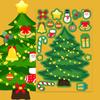 8 piezas Pegatinas navideñas ensambladas Tarjeta de goo cambiante divertida de Navidad Pegatinas DIY transfronterizas para diario funda de teléfono