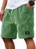 2026 Nuevos Shorts Casuales de Waffle para Hombre Transfronterizos, Pantalones Largos Transpirables Sueltos de Verano, Ropa Moderna para Hombre Estilo Americano