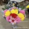 Grande Flor de Altar, Nostalgia Profunda pela Flor de Altar, Flor Portátil para o Festival Qingming, Flor de Altar de Plástico, Suprimentos para Funeral e Altar