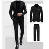 Conjunto de Terno Masculino Mais Vendido no Comércio Exterior, Conjunto de Duas Peças de Terno Casual de Negócios Estilo Europeu e Americano para Jovens, Traje para Casamento e Noite