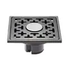 Rejilla de Drenaje Cuadrada de Gran Capacidad de Doble Propósito, Disponible en Múltiples Colores, Anti-Olor, Anti-Insectos, Dispositivo Anti-Retorno para Baño