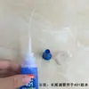 Gotero de plástico cola de ratón Tubo pegamento de secado rápido 501 Alon cabello 401 gotero dispensador de unos 8 cm de largo tubo de drenaje