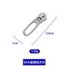 Cabezal de cremallera de aleación de zinc n.° 5, venta al por mayor, para equipaje, tienda de campaña, mochila escolar, tirador de cremallera, estilo opcional