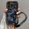 Adequado para Camélia do Apple 13Promax Capa de Celular Cor de Café para iPhone15Pro 14Plus Personalizada Feminina 16E