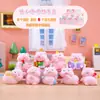 Cerdito lindo creativo pequeño zumbido marea regular jugar caja ciega muñeca juguetes para niños adornos decorativos salida de fábrica