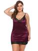 Comercio exterior europeo y americano lencería sexy sexy tirantes encaje pijamas sexy talla grande ropa de dormir vaina tentación gorda