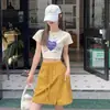 Estilo Nishimoto Azul Marino Ropa de Trabajo Pantalones Culotte Cortos Tallas Grandes Gordo mm Verano Delgado Figura en Pera Pantalones Culotte de Corte A