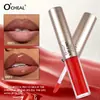 Brillo de labios O'CHEAL 2 en 1 de doble extremo transfronterizo, voluminizador, de larga duración, altamente pigmentado, impermeable, no pegajoso y acabado mate