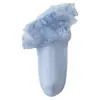 Calcetines para Bebé 2026 Otoño e Invierno Algodón Peinado Transpirables Calcetines de Princesa para Bebé Niña Calcetines de Encaje Alta Elasticidad Sin Apretar las Piernas