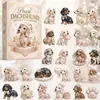 Calendário do Advento de Natal 2026 Calendário do Advento Dachshund de Natal Caixa Surpresa
