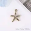Colgante de Accesorios de Copo de Nieve Transfronterizo con Diamante Colgante Simple Estilo Europeo y Americano Aleación Accesorios DIY Accesorios Llavero de Ropa