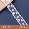 Renda de bordado em malha bege coreana material para laço de gravata diy acessórios de vestuário fita acessórios para presilha de cabelo