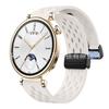Adecuado para Huawei Watchgt5Pro Correa de Reloj Huawei Gt4 Hebilla Magnética Plegable Correa de Silicona Correa de 18 mm