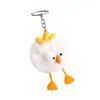 Nuevo Llavero de Bola de Pelo Lindo, Colgante de Pollito Lindo, Decoración para Llaves de Coche, Llavero para Bolsos para Mujeres, Venta Directa del Fabricante