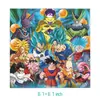 Decoración de Fiesta de Anime Dragon Ball Accesorios Platos de Papel Servilletas de Papel Mantel Accesorios de Decoración de Dibujos Animados
