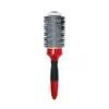 Pente Cilíndrico Vermelho, Pente de Rolo Fofo com Condução de Ar e Calor, Pente para Patas, Pente de Rolo Redondo, Pente para Cachear, Pente para Modelar, Pente para Cachear Resistente ao Calor