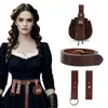 Riñonera de Cinturón Retro Medieval Transfronteriza Botella de Poción Mágica de Halloween Pin para Falda de Senderismo Accesorios de Cosplay