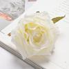 Cabeza de flor de rosa artificial, guirnalda de bricolaje, tocado, caja de regalo de flores, artesanía, decoración del hogar, cofre, flor, accesorios para el cabello