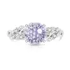Transmisión en Vivo Fuegos Artificiales de Piedras Preciosas Coloridas de Gran Venta Anillo de Hada de Flor Cortada Anillo de Vid Vidriante Súper Brillante de Diamante de Alto Carbono Moda Tendencia Joyería