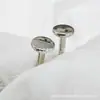 Haste de Reposição para Piercing Labial de Liga de Titânio Polida Espelhada Jiang Ti F136 Haste de Reposição de Liga de Titânio G23 Joia para Piercing Corporal Unha do Osso da Orelha