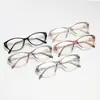 Gafas de Moda Fotocromáticas Incrustadas de Diamantes, Estilo Ojo de Gato Transfronterizo de Lujo Ligero, Gafas de Miopía Anti-Luz Azul de Gama Alta