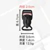 Cinturón de Hebilla de Doble Seguridad para Equipaje Conector de Mochila Plástico Hebilla de Ajuste para Mochila Escolar Clip de Hebilla