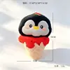 Colgante de Peluche de Helado Verano Muñeco Lindo de Cono Adorno Colgante Dibujo Animado Femenino Decoración de Empaque Llavero