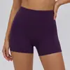 Shorts de Yoga Cintura Alta Levanta Bumbum para Mulheres, Popular na Europa e América, Justos que Moldam o Quadril Shorts Esportivos de Treinamento Fitness