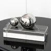 Bolas de Metal Minimalistas Artesanato para Casa Amostra de Villa Sala de Estudo Sala de Estar Moderno Luxo Leve Decorações Macias Enfeites